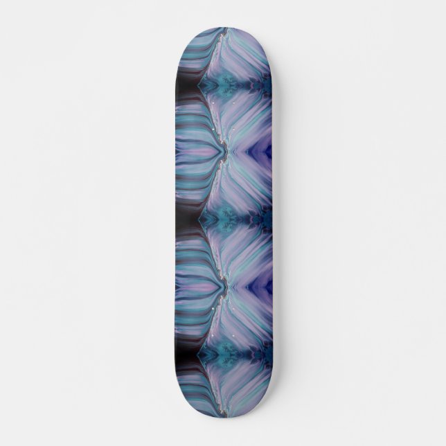 Dark Abstract Paint Skateboard (Front)