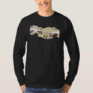 Dark Academia Aesthetic Creation Of Adam By Michel T-Shirt