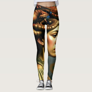 Dark Academia and Moody Creepy Creatures x Goth Leggings