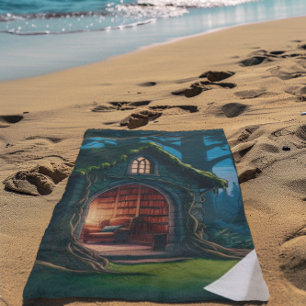 Dark Academia = Book Lover Gift Beach Towel