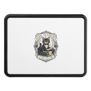Dark Academia Cat Cat Dad Gift Idea - Dark Academi Hitch Cover