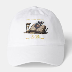 Dark Academia Custom Name Magical Bookworm Hat