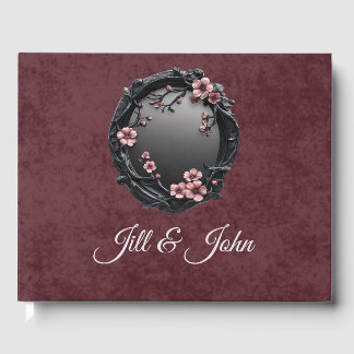 Dark Academia Goth Wedding Guest Book