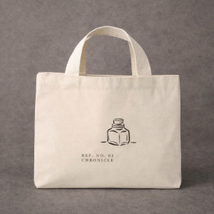 Dark Academia – Ink Pot Art   Introvert Gift  Mini Tote Bag