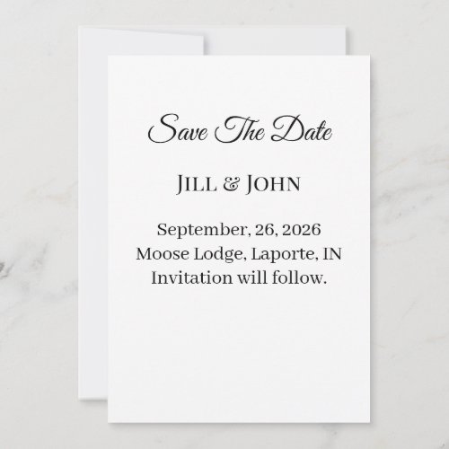 Dark Academia Mystic Raven Save the Date