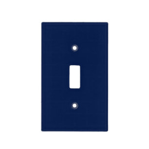 Dark Academia Navy Blue Light Switch Cover