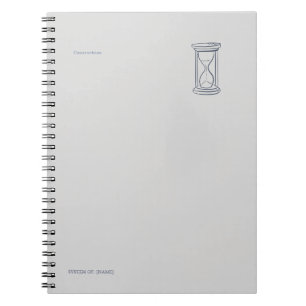 Dark Academia Night Owl Student Study Focus Gift Notebook