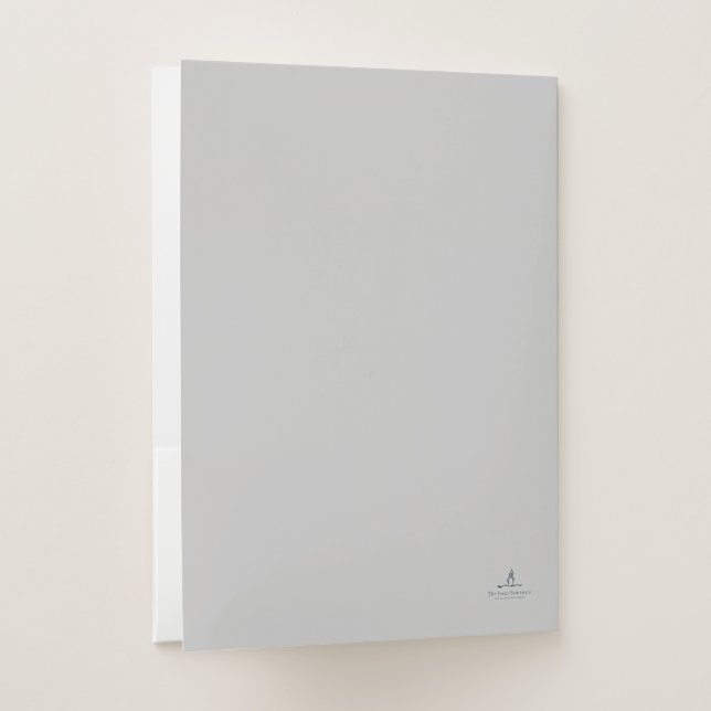 Dark Academia Night Owl Study Pocket Folder (Back)