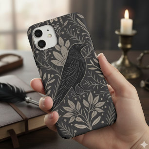 Dark Academia Raven Gothic Botanical iPhone 17 Air Case