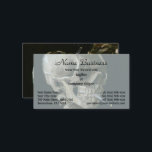 Dark Academia Van Gogh Skeleton Aesthetic Business Card<br><div class="desc">Head of a Skeleton with a Burning Cigarette (1886) is one of Vincent van Gogh’s most enigmatic and modern masterpieces, painted during his time at the Royal Academy of Fine Arts in Antwerp. This striking work features a detailed human skull with a lit cigarette clenched between its teeth, showcasing a...</div>