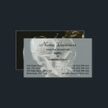 Dark Academia Van Gogh Skeleton Aesthetic Business Card<br><div class="desc">Head of a Skeleton with a Burning Cigarette (1886) is one of Vincent van Gogh’s most enigmatic and modern masterpieces, painted during his time at the Royal Academy of Fine Arts in Antwerp. This striking work features a detailed human skull with a lit cigarette clenched between its teeth, showcasing a...</div>