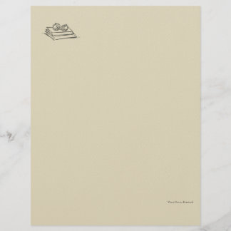 Dark Academia – Vintage Book Art | Introvert Gift  Letterhead
