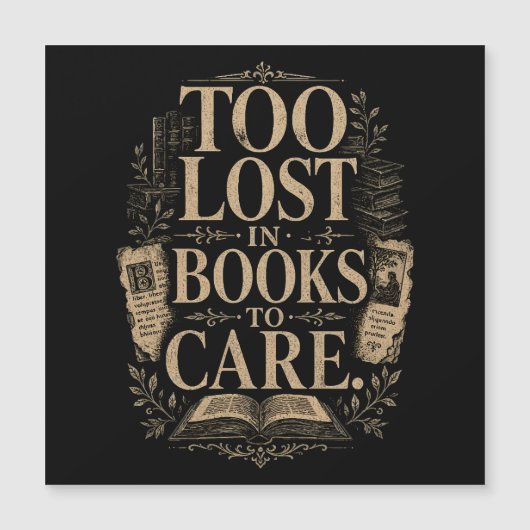 Dark academia vintage reader book lover (Front)