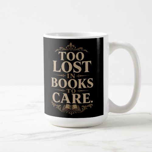 Dark academia vintage reader book lover coffee mug