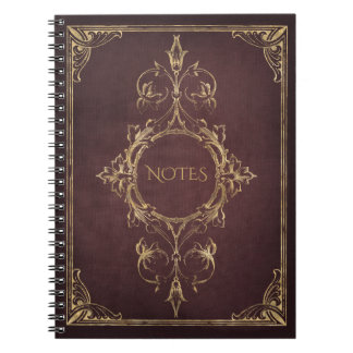 Dark Academia Vintage Scrollwork Book Cover