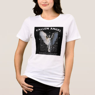 Dark Aesthetic Fallen Angel Gothic Graphic T-Shirt Tri-Blend Shirt