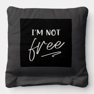 "Dark Aesthetic Skull Pillow" Cornhole Bags