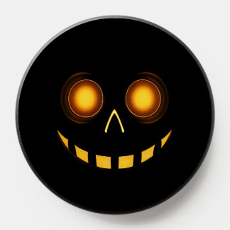 Dark Aesthetic Skull PopSocket With Glowing Eyes