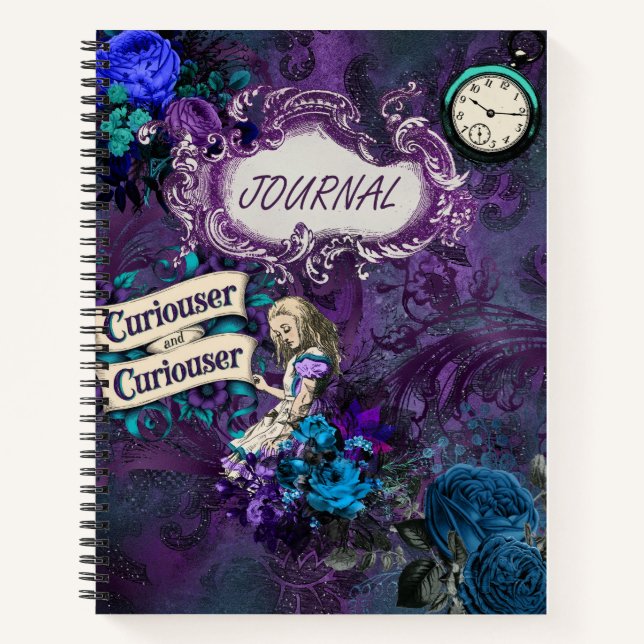 Dark Alice Journal Notebook (Front)