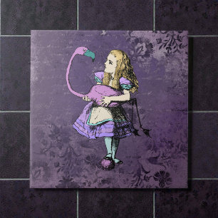 Dark Alice Rustic Deep Purple Ceramic Tile