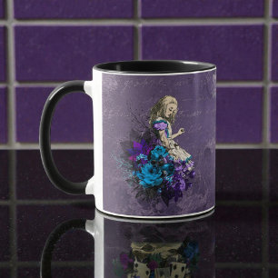 Dark Alice Rustic Deep Purple Mug
