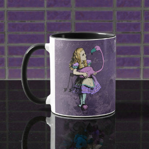 Dark Alice Rustic Deep Purple Mug