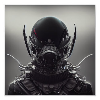 Dark alien creature Photo Print