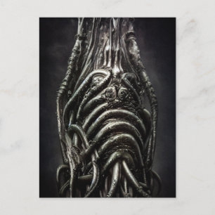 Dark Alien Statue of an Ancient Eldritch Horror Postcard