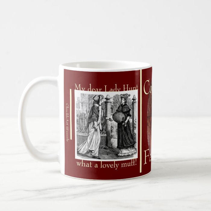 Dark Ambitious Fashion Encounter in Vanity Fair Mugs