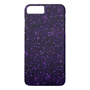 Dark Amethyst Purple Glitter iPhone 8 Plus/7 Plus Case
