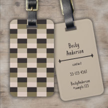 Dark and Beige Shades Color Blocks