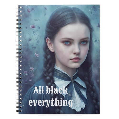 Dark and Dreamy Unleash your inner Wednesday Notebook