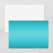 Dark and Light Aqua Blue Gradient - Turquoise (Front/Back)