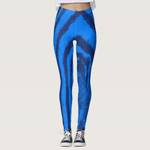 dark and light blue leggings | Zazzle