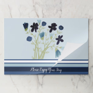 Dark And Light Blue Paper Pad