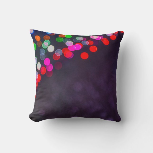 Dark and light throw pillow (Front)