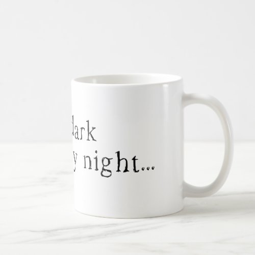 Dark and Stormy Night Writer Mug