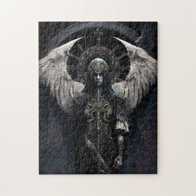 Dark Angel Gothic Fantasy Art Jigsaw Puzzle (Vertical)