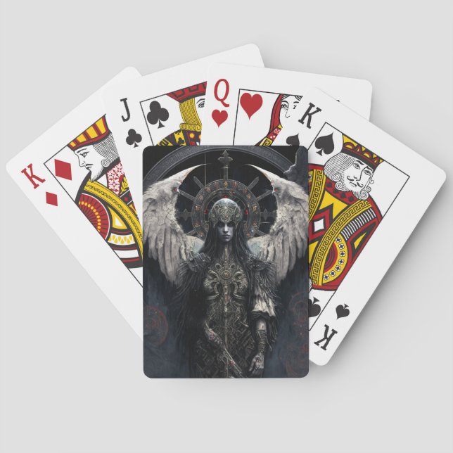 Dark Angel Gothic Fantasy Art Poker Cards (Back)