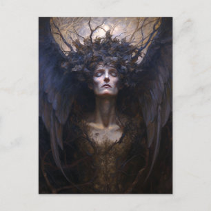 Dark Angel Gothic Goth Fantasy Art Postcard