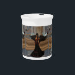 Dark Angel Love Pitcher<br><div class="desc">Complement your dining room or kitchen and freshen up your table's look with this decorative and functional pitcher. An elegant way to serve water, milk, juice or iced tea at any meal or use it to hold utensils, brushes, or a bouquet on the table. Ideal for both indoor and outdoor...</div>