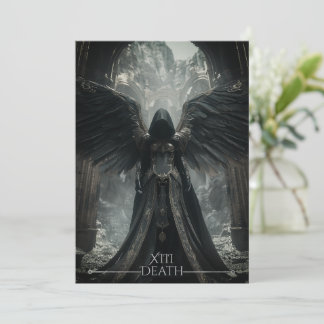 Dark Angel of Death Tarot Card Halloween Party