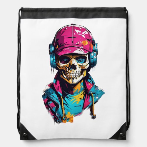 Dark Angel T_Shirt Designs Drawstring Bag