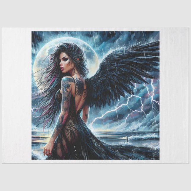 Dark Angel Tissue Paper (Front)