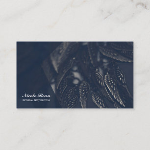 Dark Angel Wings Gothic Glam Chic Personalized Business Card