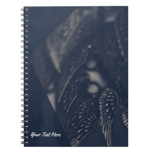 Dark Angel Wings Gothic Glam Personalized Notebook