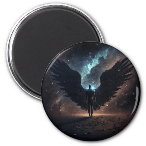 Dark Angel Wings Magnet