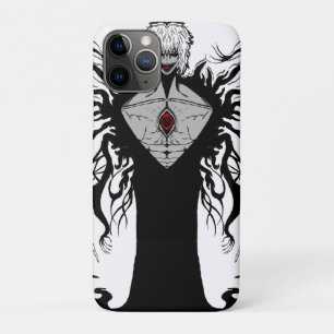 Dark Anime Fantasy Crow and Demon Art iPhone 11 Pro Case
