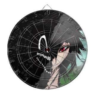 Dark Anime Fantasy Crow and Demon Art Dart Board