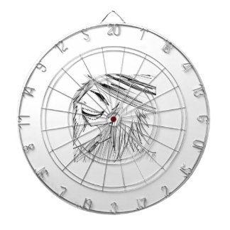 Dark Anime Fantasy Crow and Demon Art Dart Board